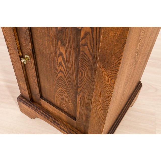 Art Nouveau German Ash Bedside Cabinets with Marble Tops, 1910, Set of 2 For Sale - Image 13 of 17