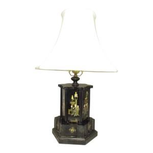 Vintage English Chinoiserie Decorated Table Lamp
