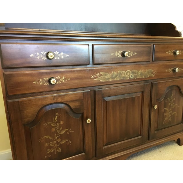 Hitchcock Buffet and Lighted Hutch Chairish