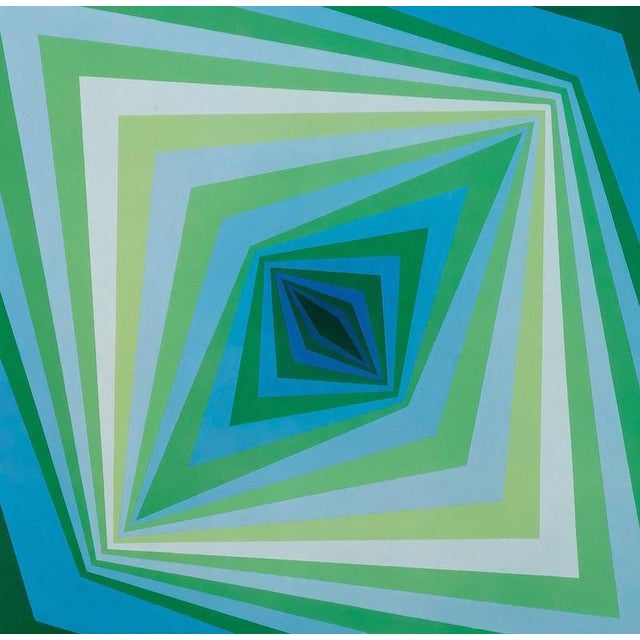 Modern Victor Vasarely, RHOMBUS, Photogravure For Sale - Image 3 of 5