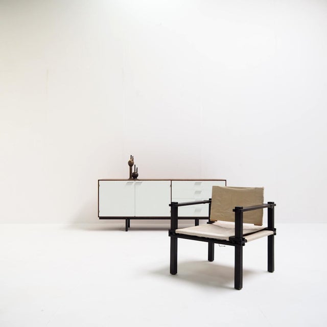 Pastoe Sideboar in Wengé Woodd by Cees Braakman for Pastoe, 1960s For Sale - Image 4 of 10