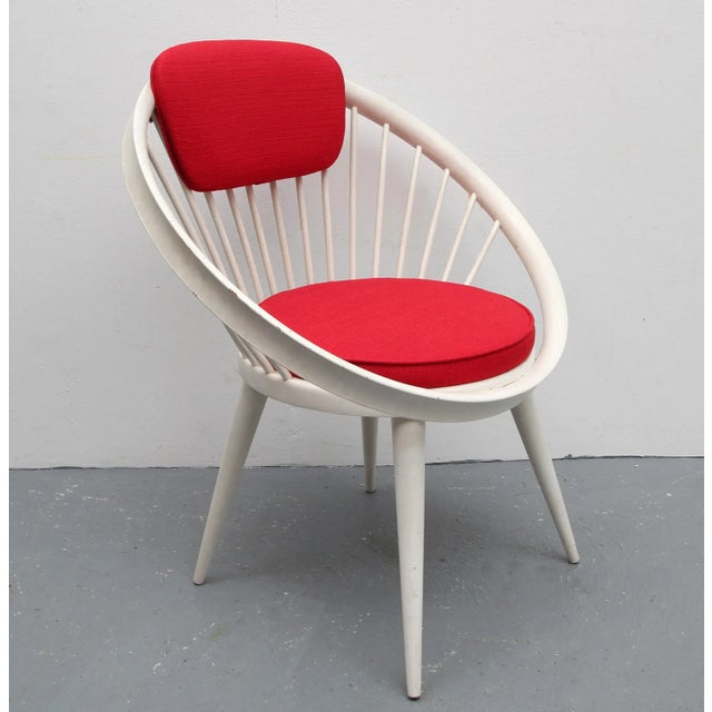 Yngve Ekström Circle Chair by Yngve Ekström, 1960s For Sale - Image 4 of 10