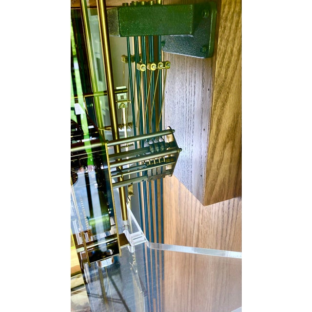 Wood Mid Century Modern George Nelson Floor Clock for Howard Miller For Sale - Image 7 of 11