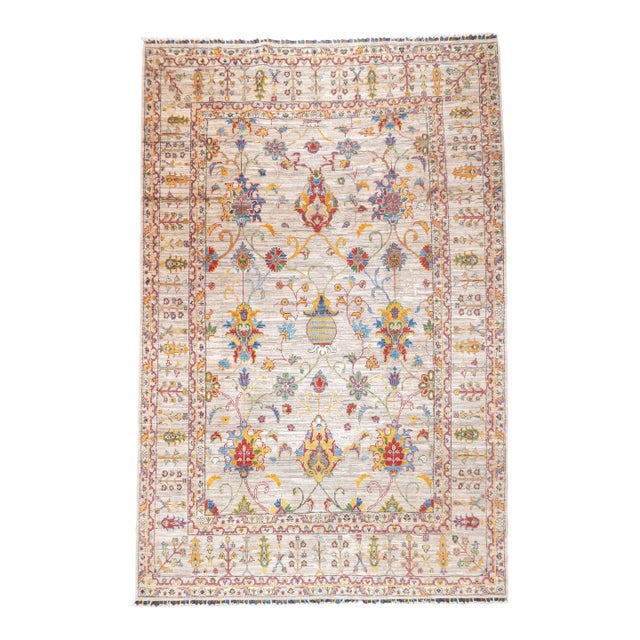 Contemporary Gabbeh Rug 6'5'' X 9'9'' For Sale