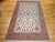 Vintage Persian Tabriz Rug, Hand-Knotted Wool & Silk, Allover Floral Pattern, Ivory & Pale Red, 7x10 For Sale - Image 13 of 18