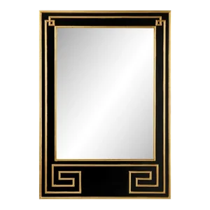 Greek Hall Mirror - Black