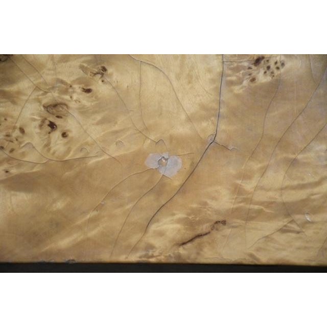 Brown 1960s Burl Cube End Table by Milo Baughman For Sale - Image 8 of 8