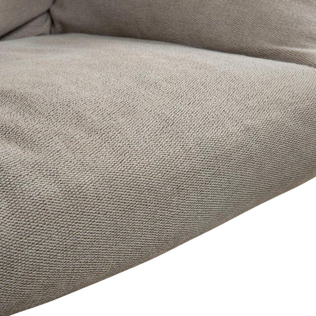 Set of Cordia Lounge Chair and Ottoman in Leather and Fabric from Cor For Sale - Image 6 of 17