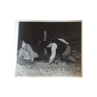 Ingrid Bergman and Gregory Peck Vintage 1945 Candid Photograph For Sale