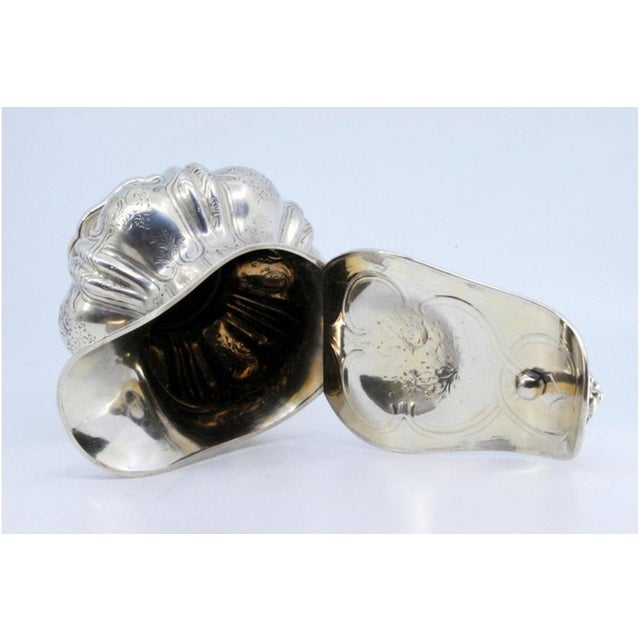 Gummed Silver Milk Jug with Grape Engravings and Reliefs For Sale - Image 6 of 9