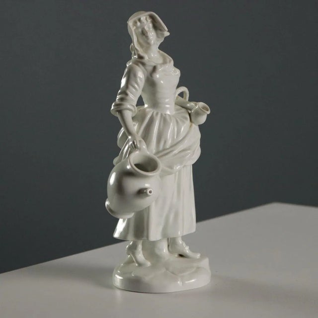White Porcelain Figurine by Ginori a Doccia, Italy, 20th Century For Sale - Image 9 of 9