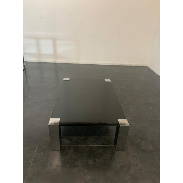 Steel & Crystal Coffee Table from Cidue, 1970s For Sale - Image 9 of 18