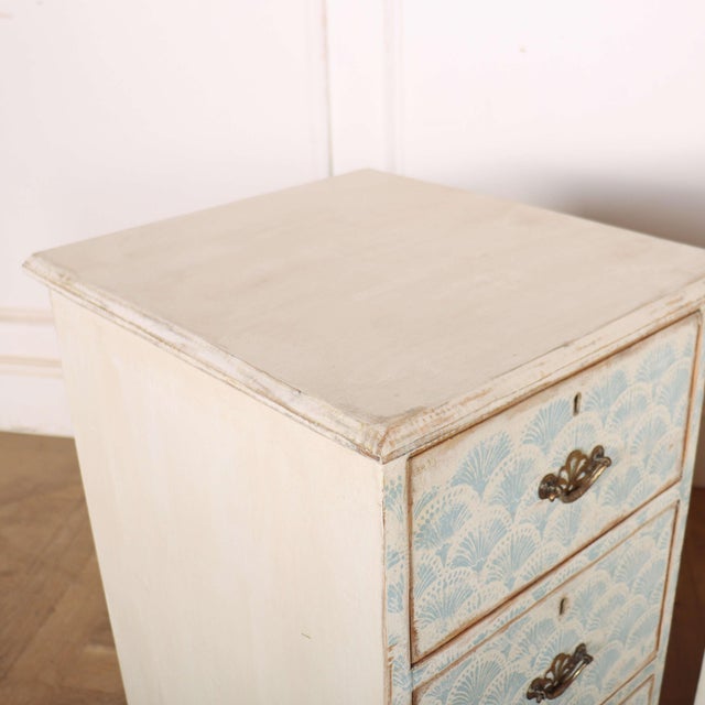 English Decorated Chests of Drawers, 1890s, Set of 2 For Sale - Image 9 of 10