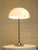 Vintage Bauhaus White Sculptural Dome Table Lamp For Sale - Image 4 of 8