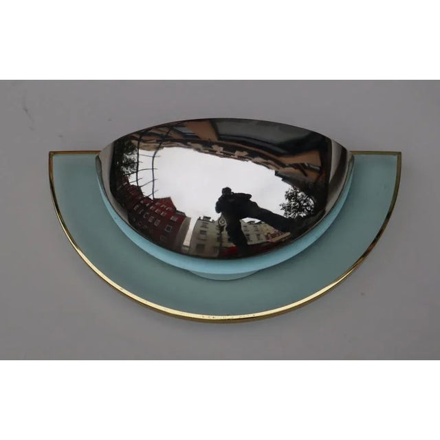 Postmodern Wall Light in Chrome, Brass and Glass from Estilux, 1990s For Sale - Image 11 of 11