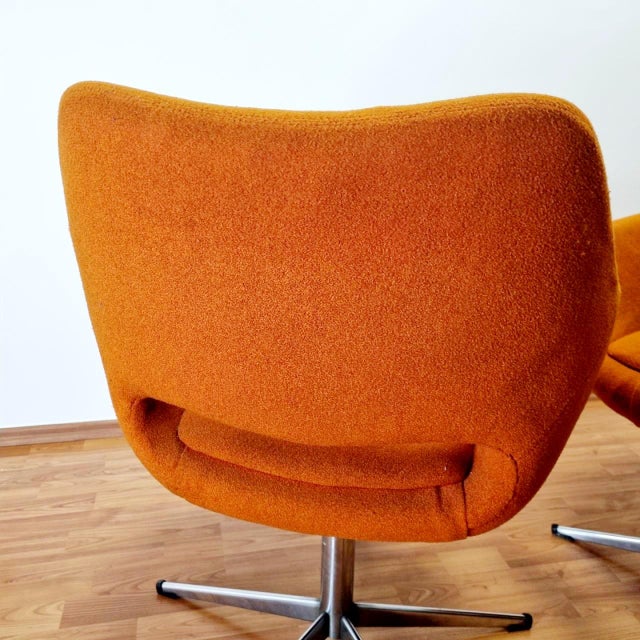 Mid-Century Modern Mid-Century Swivel Egg Chairs from Stol Kamnik, Yugoslavia, 1960s, Set of 2 For Sale - Image 3 of 12
