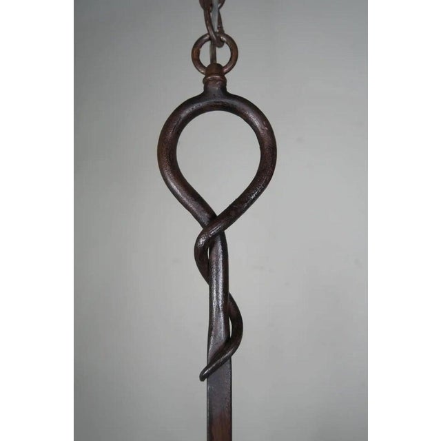 Modern Benedict Wrought Iron Chandelier by Miamar Home For Sale - Image 3 of 6