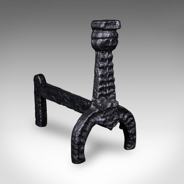 Traditional Pair of Antique Fireside Andirons, English, Fire Dog, Hearth, Georgian, c.1805 For Sale - Image 3 of 10