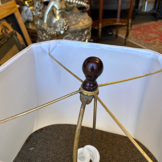 1970s Handmade Blanc De Chine Table Lamp For Sale - Image 4 of 8