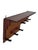 Art Deco Amsterdamse School Wall Coat Rack in Oak and Padouk, 1920s For Sale - Image 9 of 14