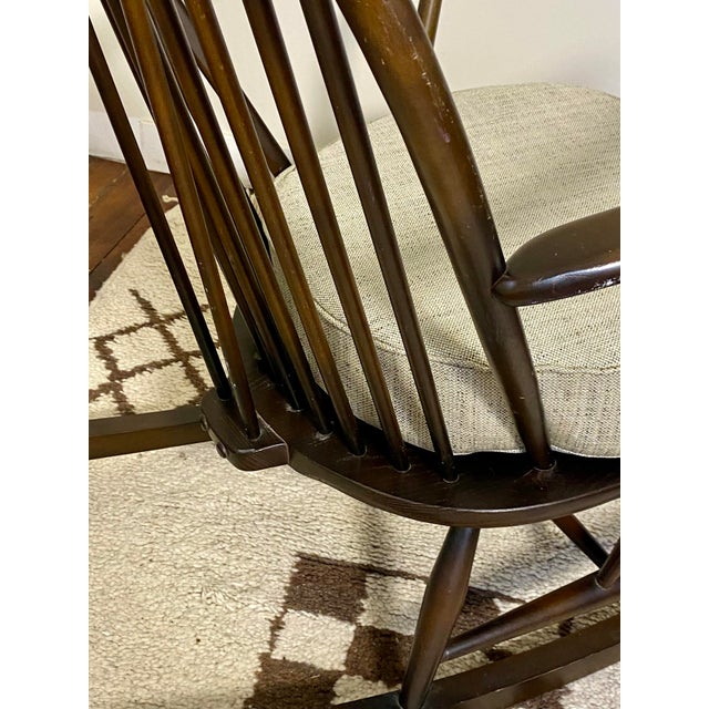 Rocking chair creation by Lucian Ercolani designer of Italian origin, founder of the ERCOL furniture manufacturing...