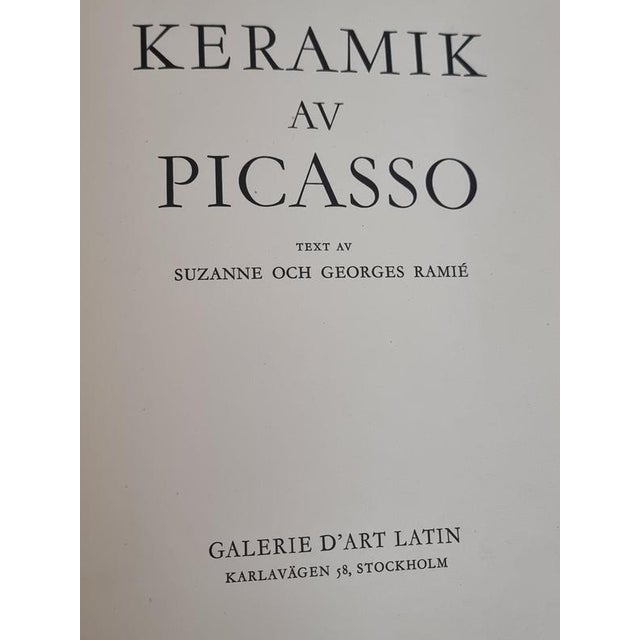 Print Depicting Pablo Picasso Vallauris Plate with Face in Blue from Albert Skira, Mid-20th Century For Sale - Image 6 of 9