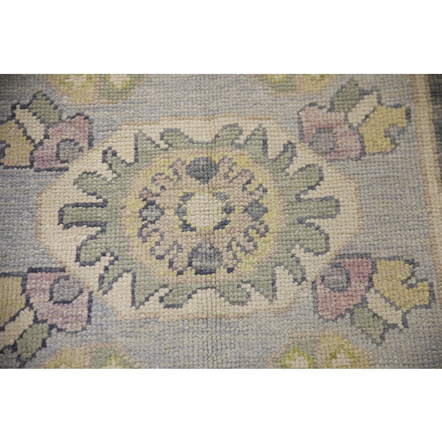 Turkish Modern Turkish Oushak Rug 5'1" x 7'6" For Sale - Image 3 of 7