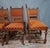 Brown Antique Carved Oak Chairs, 1800s, Set of 6 For Sale - Image 8 of 10