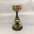 Bronze Late 20th Century Pair of Gilt Bronze Lotus Candlesticks, Dragon Phoenix Relief Candle Holders, Chinoiserie Altar Decor For Sale - Image 8 of 9