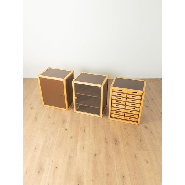 Glass Profilsystem Modular Storage Unit from Flötotto, Set of 3 For Sale - Image 7 of 15