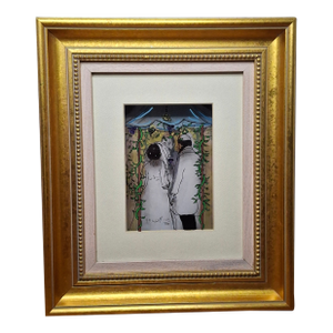 Jean-Pierre Weill Chuppah 3d Glass Art Signed Limited Edition Vitreograph Framed Coa