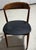 Mid-Century Modern 1960s Teak and Leather Dining Chairs by Bramin - Set of 3 For Sale - Image 3 of 8