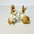 1980s Vintage Hollywood Regency Brown-Eyed Bunny Salt and Pepper Shakers - A Pair, Fitz & Floyd For Sale - Image 6 of 15