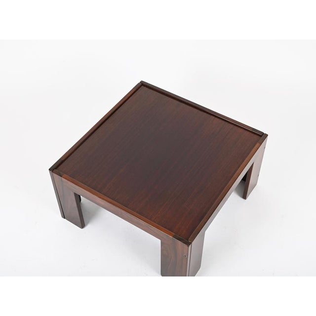 Square Coffee Table attributed to Afra and Tobia Scarpa for Cassina, Italy, 1965 For Sale - Image 15 of 18