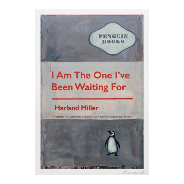 Harland Miller I Am the One I've Been Waiting for Signed Poster, 2020s For Sale