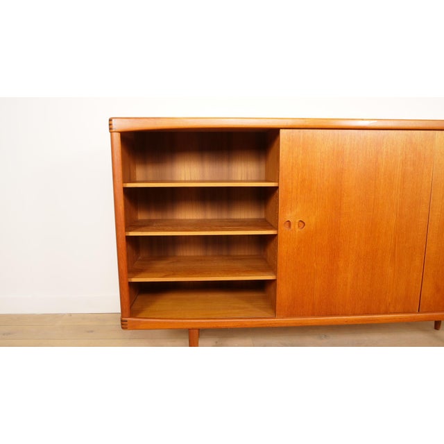 Brown Vintage Highboard in Teak by H.W. Klein for Bramin For Sale - Image 8 of 14
