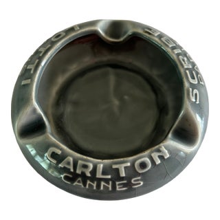 Vintage Hotel Carlton Cannes France Ashtray For Sale