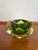 Vintage Mandruzzato Murano Green & Amber Sommerso Faceted Glass Ashtray For Sale In New York - Image 6 of 10