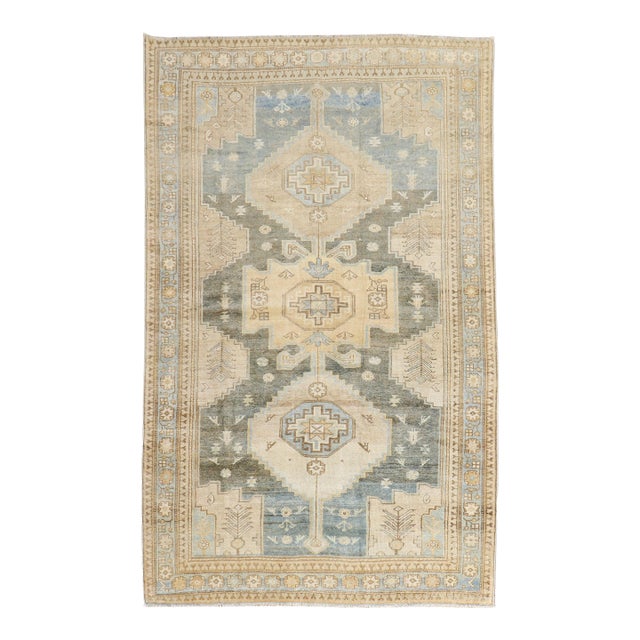 Early 20th Century Zabihi Collcetion Persian Malayer Tribal Accent Rug For Sale