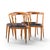Mid-Century Modern Bertha Schaefer for Singer & Sons Mid Century Italian Walnut Dining Chairs - Set of 4 For Sale - Image 3 of 11