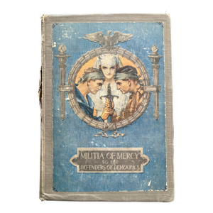 1917 Collectible Hardcover Book Titled Defenders of Democracy