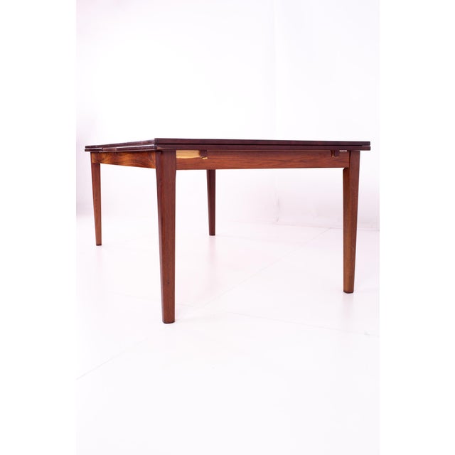 Skovby Rosewood Mid Century Hidden Leaf 12 Person Dining ...