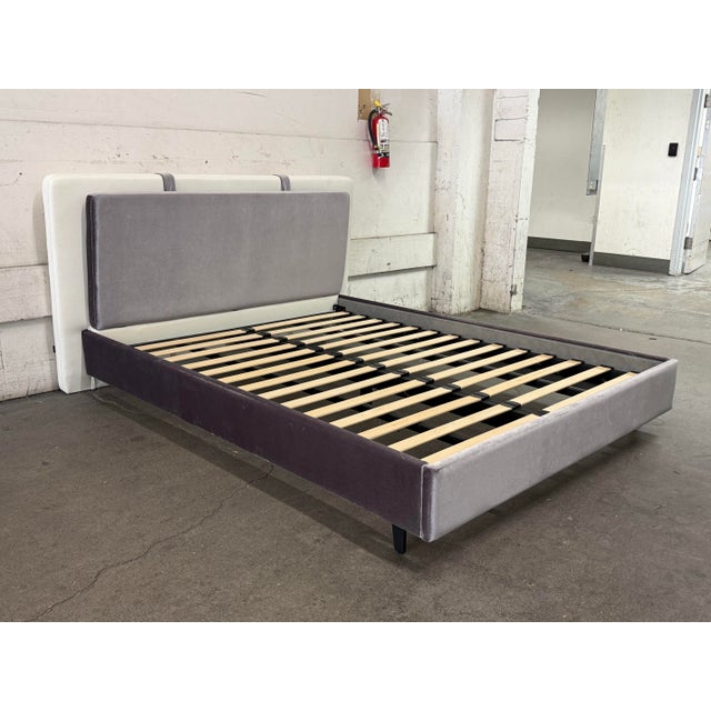 Contemporary Queen Size Rove Concepts Abigail Bed Frame For Sale - Image 3 of 12