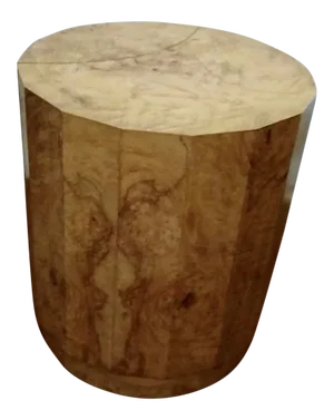 Vintage Edward Wormley for Dunbar Burl Wood Side Table
