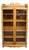 Victorian Oak Two-Door Glass Bookcase With Adjustable Shelves, Circa 1900 For Sale