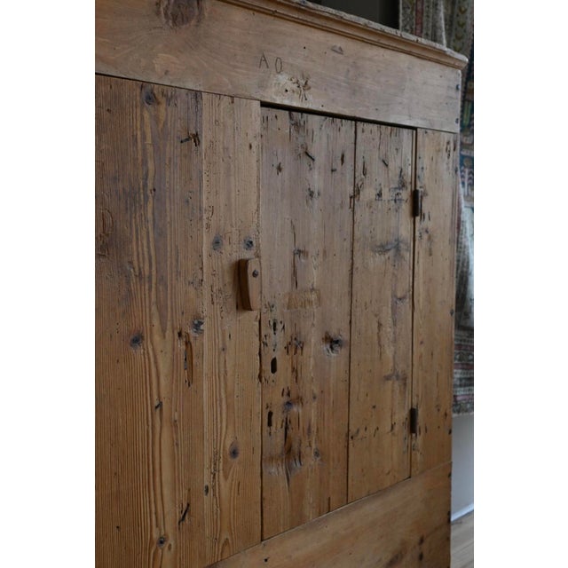 Antique French Pinewood Cabinet For Sale In New York - Image 6 of 7