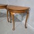 Oak Demi Lune Console Tables, 1920s, Set of 2 For Sale - Image 10 of 11