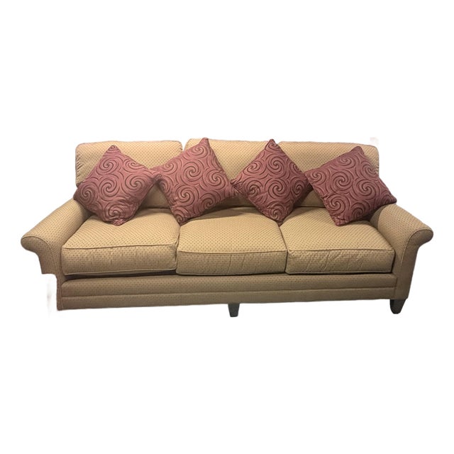 Lee Industries Style 3193 Three-Seat Upholstered Sofa – Made in Usa 2007 For Sale