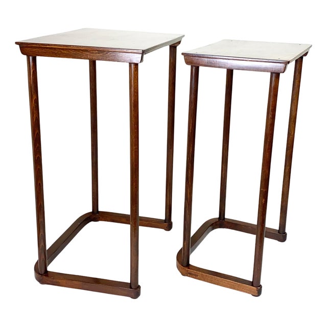 Nesting Tables by Josef Hoffmann for Thonet, 1910s, Set of 2 For Sale