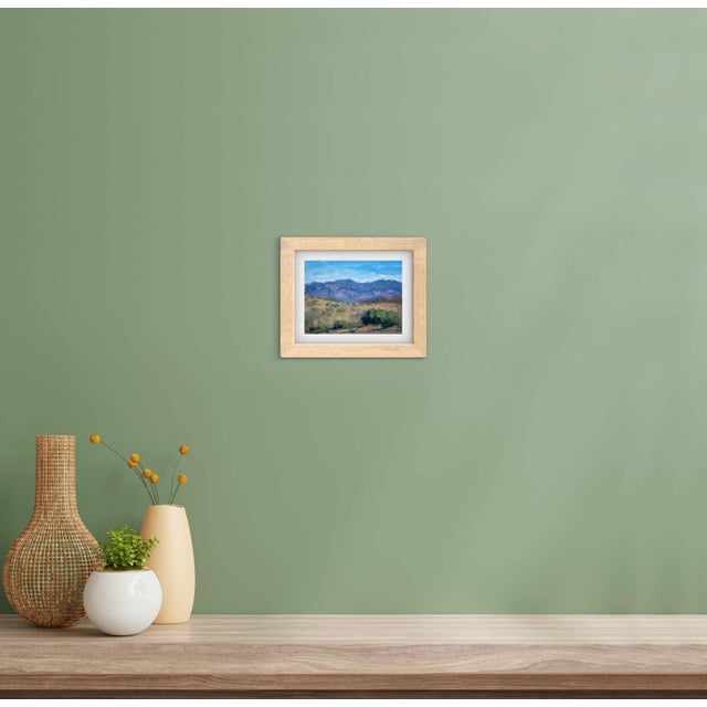 2020s Abstract Desert Landscape, Oil Painting For Sale - Image 5 of 5